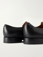 MORJAS - Leather Monk-Strap Shoes - Black