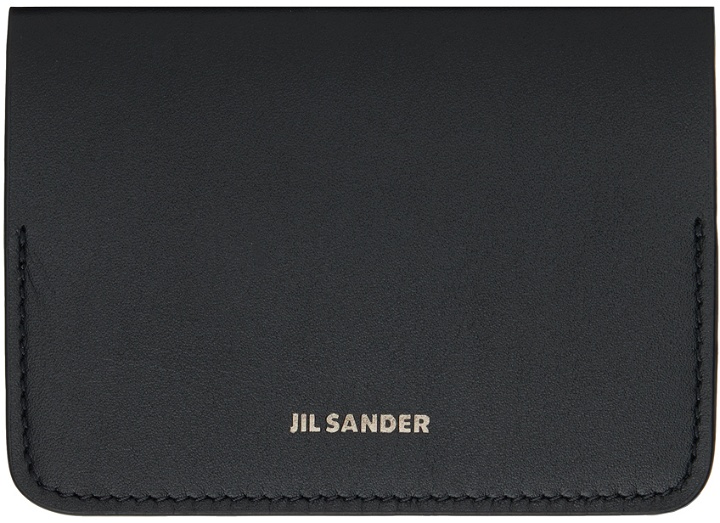 Photo: Jil Sander Black Folded Card Holder