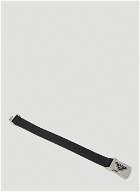 Prada - Logo Plaque Bracelet in Black