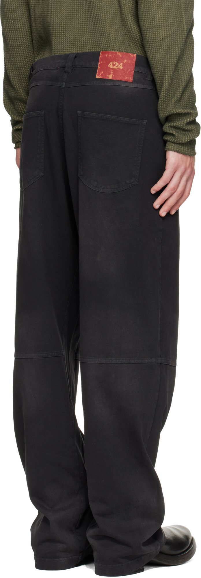 424 Black Academy Trousers