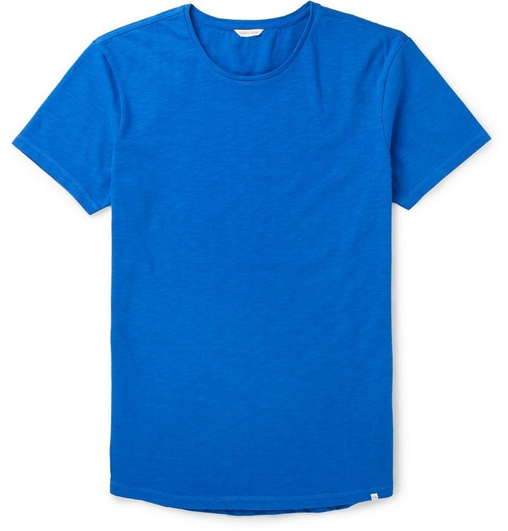 Photo: Orlebar Brown - OB-T Cotton-Jersey T-Shirt - Men - Royal blue