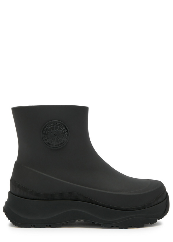 Photo: Canada Goose Vancouver Rubber Rain Boots Black