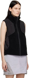 Hyein Seo Black Paneled Vest
