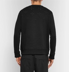 Neil Barrett - Embroidered Loopback Cotton-Jersey Sweatshirt - Men - Black