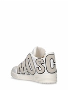 MOSCHINO - Logo Leather Mid Top Sneakers