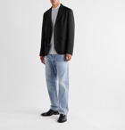 Acne Studios - Slim-Fit Unstructured Wool and Mohair-Blend Blazer - Black