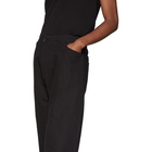 Jan-Jan Van Essche Black Bamboo Cloth Trousers