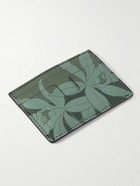 TOM FORD - Logo-Print Flower-Print Full-Grain Cardholder