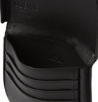 Loewe - Logo-Debossed Leather Messenger Bag - Black