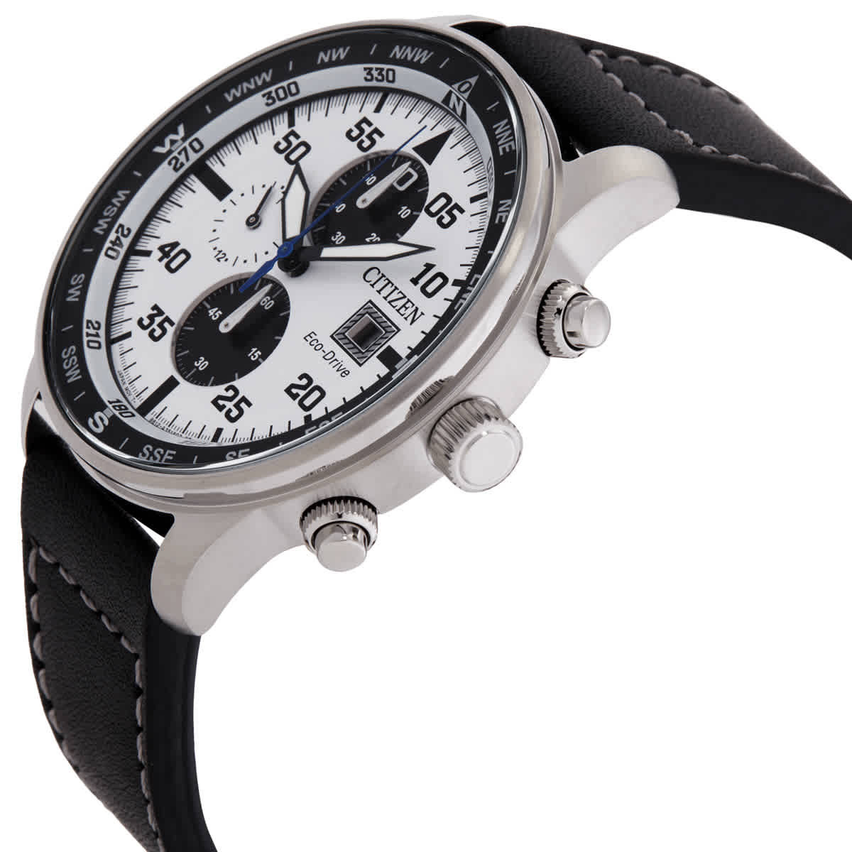 Citizen Aviator Chronograph White Dial Mens Watch CA0880-07A