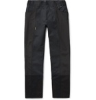 AFFIX - Slim-Fit Panelled CORDURA and Twill Trousers - Black