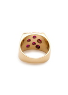 Bleue Burnham The Mini Rose Garden 9kt Gold Signet Ring