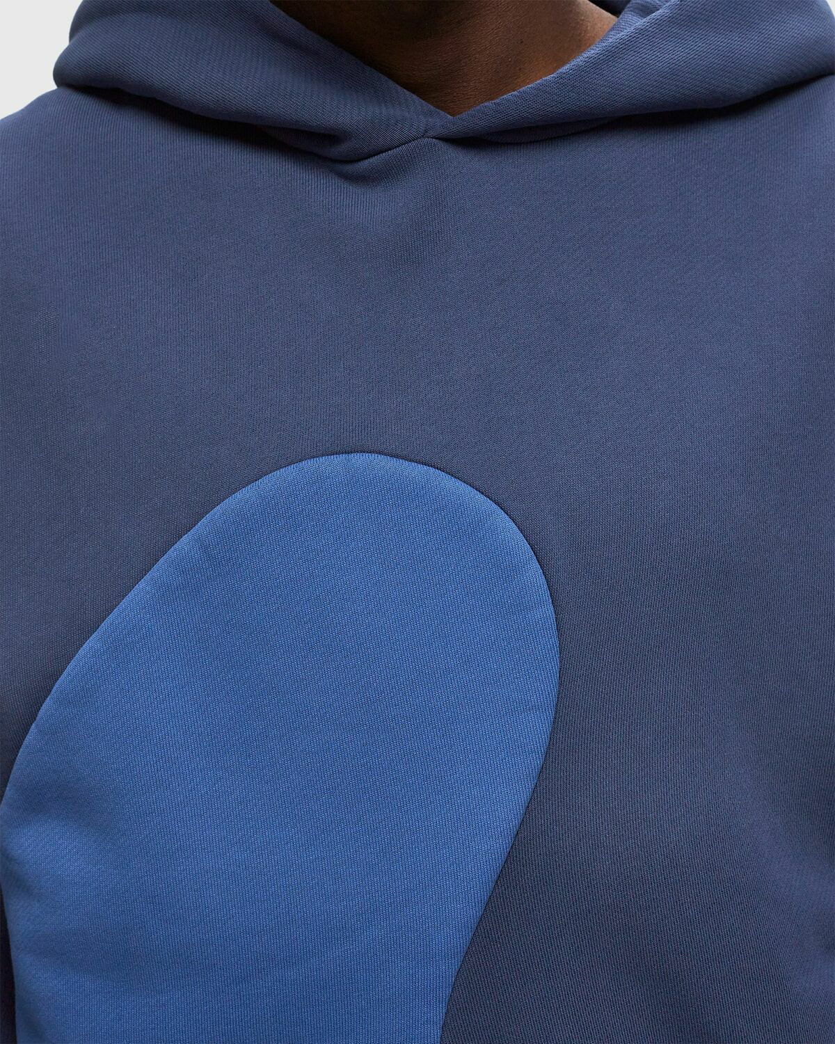 ERL CLASSIC SWIRL HOODIE KNIT Blue Mens Hoody ERL