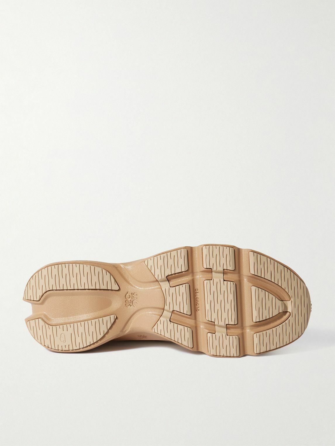 LOEWE - ON 8 Cloud Rubber-Trimmed Mesh Sneakers - Brown