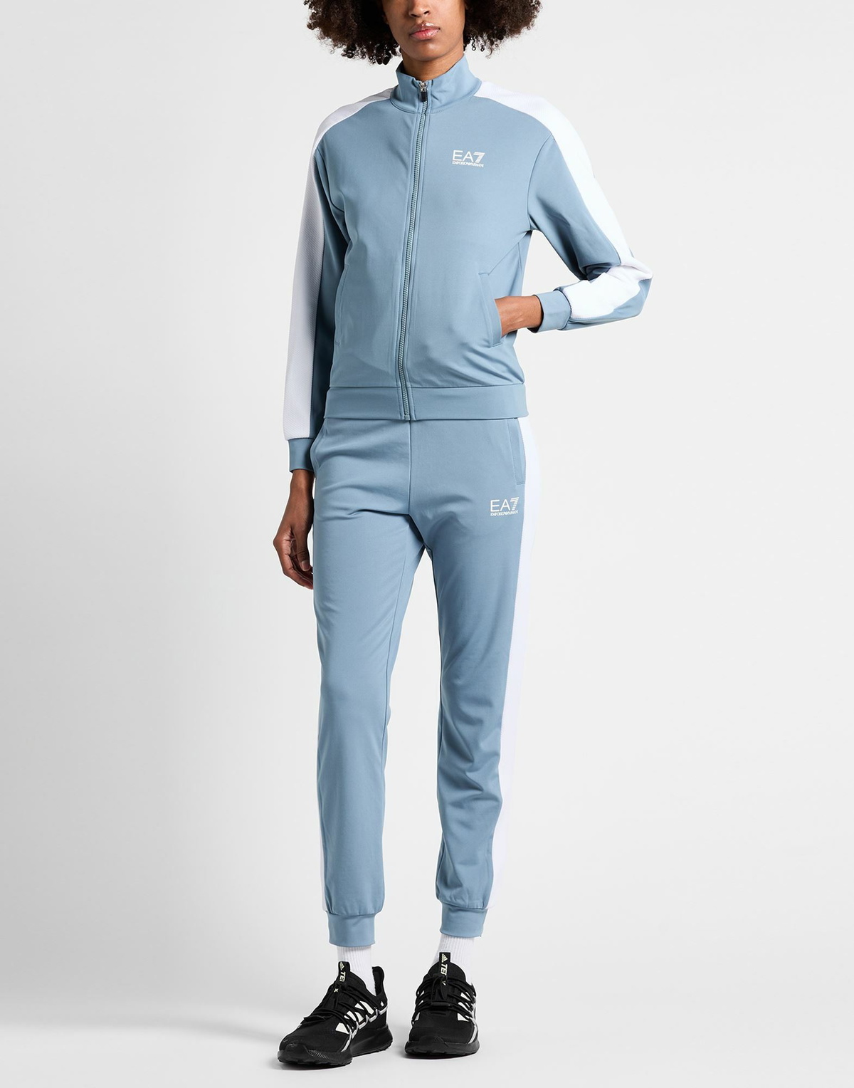 Ea7 Womens Tracksuit Light in Blue