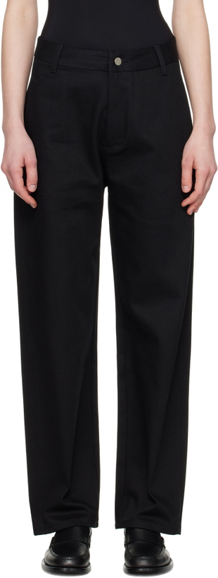 Photo: AMOMENTO Black Tapered Fit Jeans