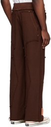 YAKU SSENSE Exclusive Brown Ralien Sweatpants