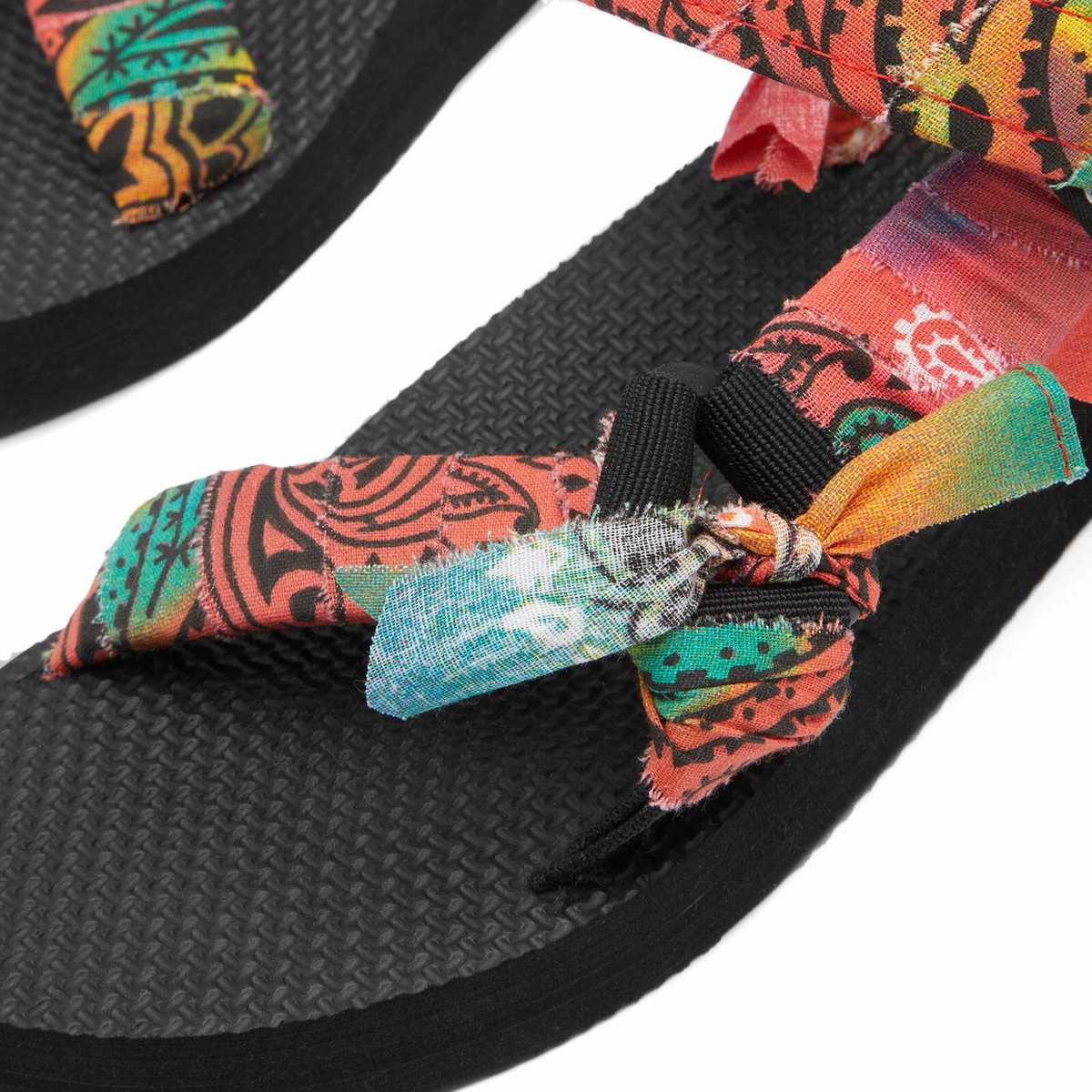 Arizona Love Women's Multicolour Trekky Sandals in Orange