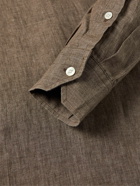 Frescobol Carioca - Antonio Linen Shirt - Brown