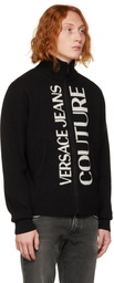 Versace Jeans Couture Black Zip-Up Sweater