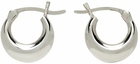 J.Hannah Silver Arc Hoops I Earrings