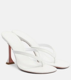 Amina Muaddi Juliette leather thong sandals