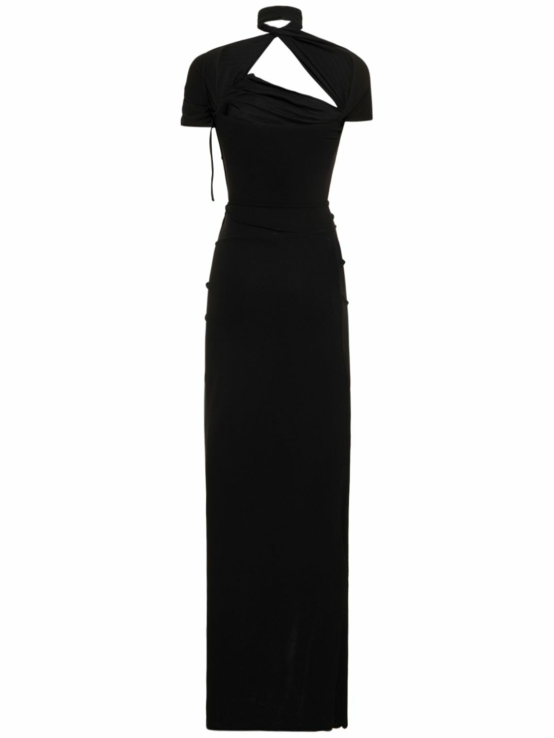 COPERNI Draped Asymmetric Long Dress Coperni