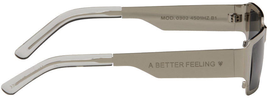 A BETTER FEELING Silver Pollux Sunglasses