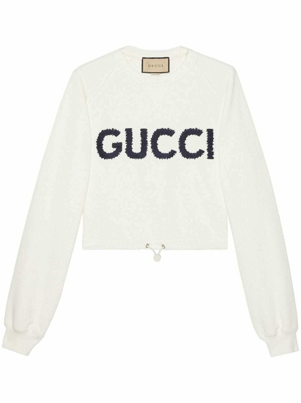 Photo: GUCCI - Logo Cotton Sweatshirt