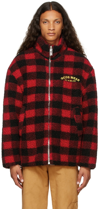 Photo: GCDS Red & Black Looney Tunes Edition Sponge Jacket