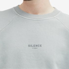 Han Kjobenhavn Men's SILENCE Crew Sweatshirt in Steel Grey
