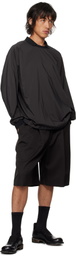 stein Gray Windproof Nylon Collared Uniform Polo