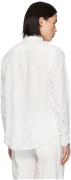 Emporio Armani White Semi-Sheer Shirt