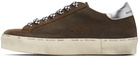 Golden Goose Brown & White Hi Star Classic Sneakers