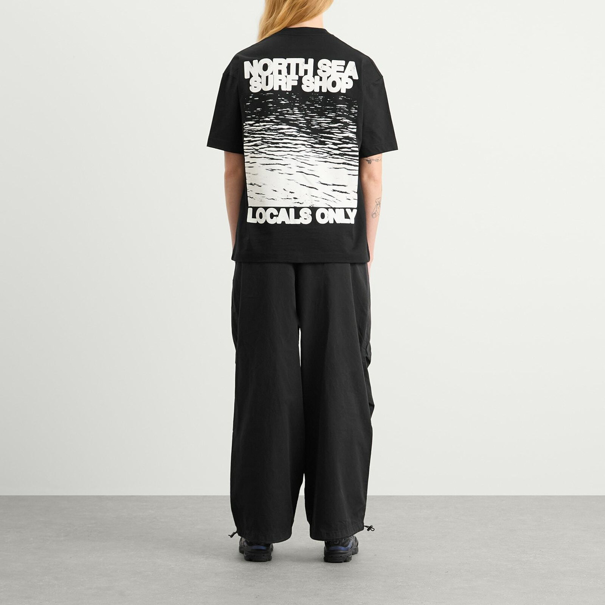 END. Coastal Locals Only T-Shirt in Black