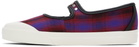 Vans Red LX Mary Jane Lo Pro Ballerina Flats