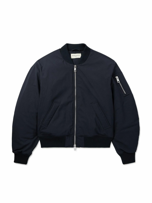 Officine Générale Winnie Bomber Itl Ny Twill Wr Outerwear Green