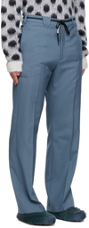 Marni Blue Drawstring Trousers