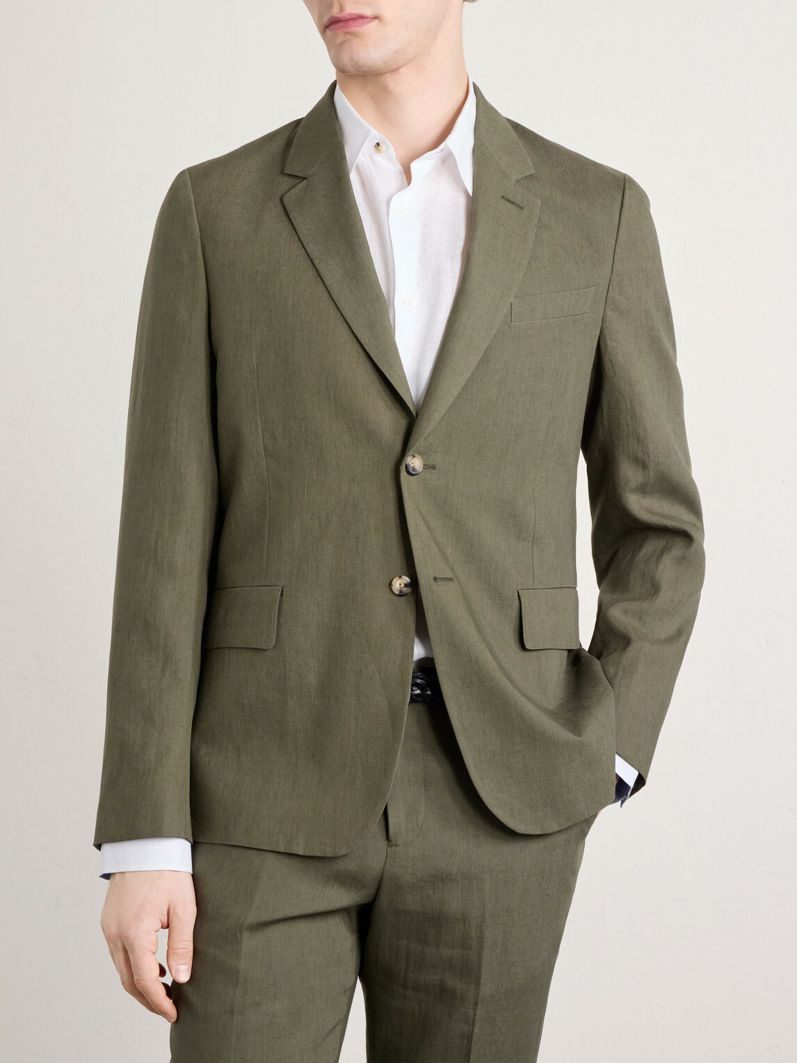 Paul Smith - Linen Suit Jacket - Green Paul Smith