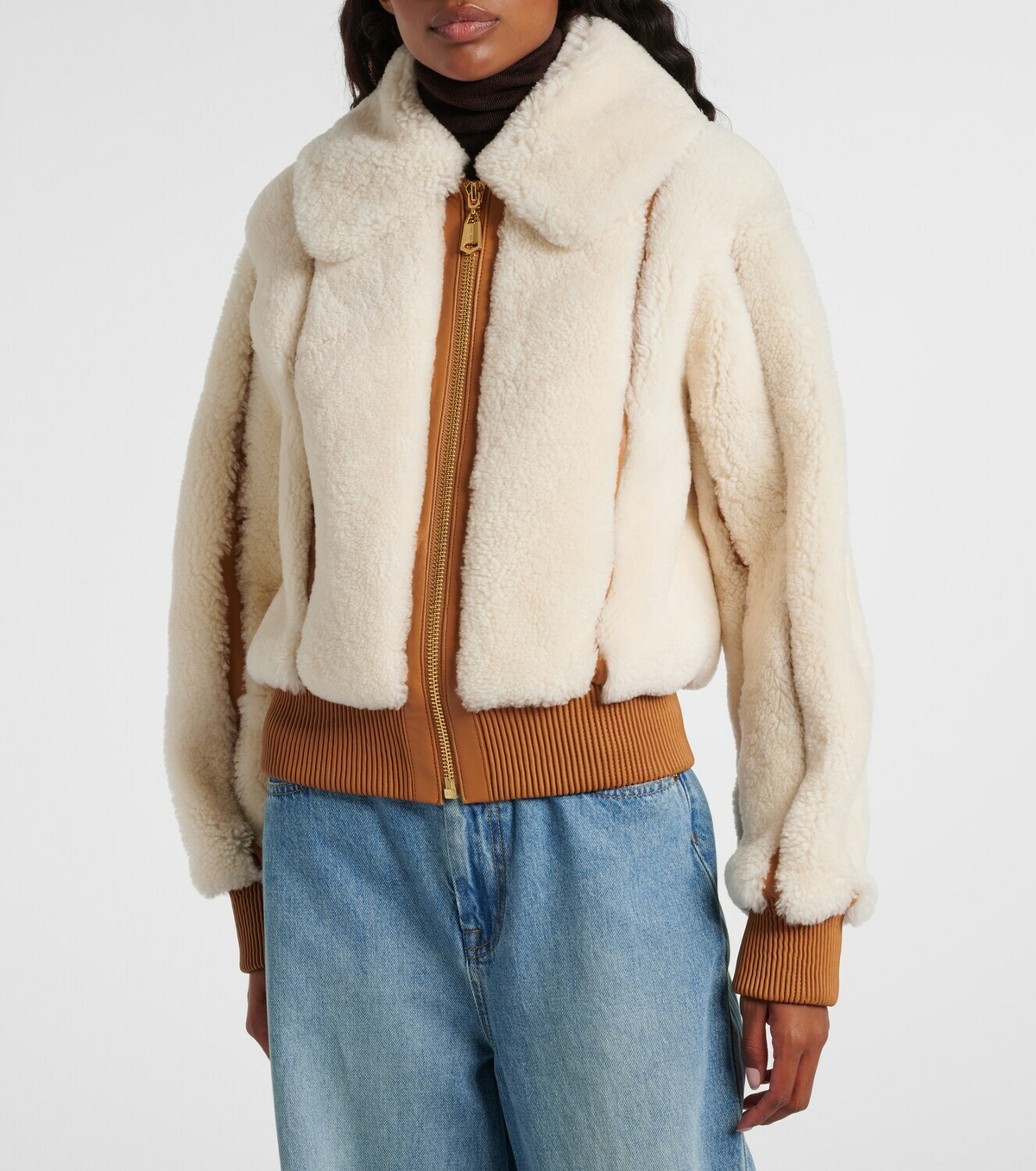 Zimmermann Story shearling bomber jacket