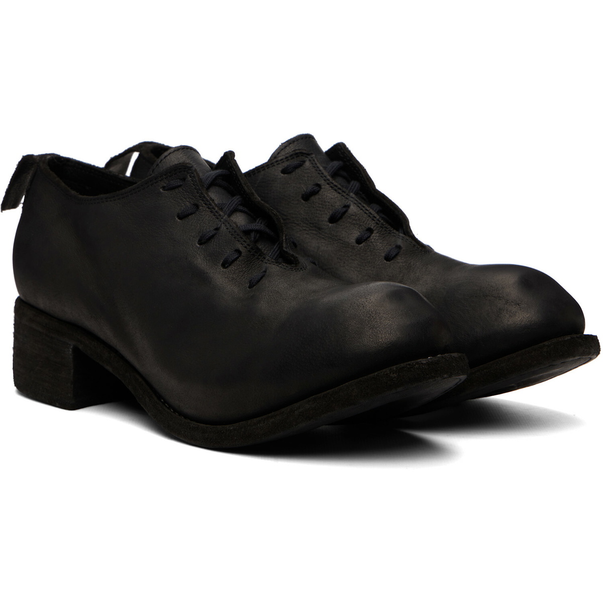 Guidi Black PL10L Derbys