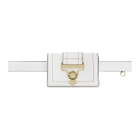 Versace Jeans Couture White Salopette Buckle Belt Bag