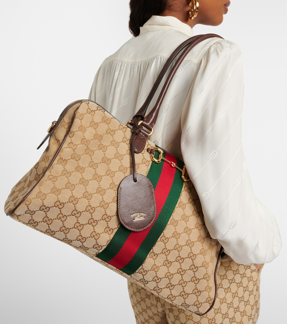 Gucci Gucci Borsetto GG Canvas Large duffel bag