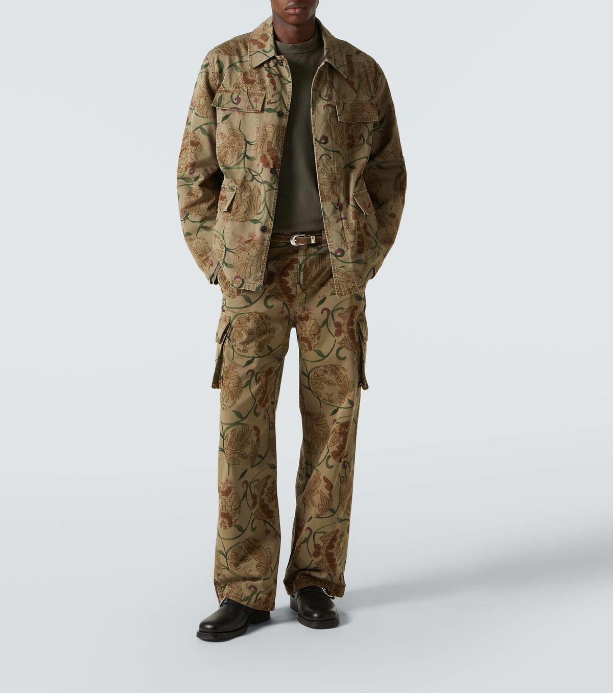 Our Legacy Mount floral cotton cargo pants Our Legacy