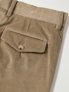 Paul Smith - Slim-Fit Straight-Leg Cotton-Blend Corduroy Trousers - Neutrals