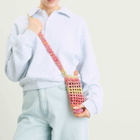SUNDAYFRUITMARKET Women's Sunday Knit Cross Bag in Orange 