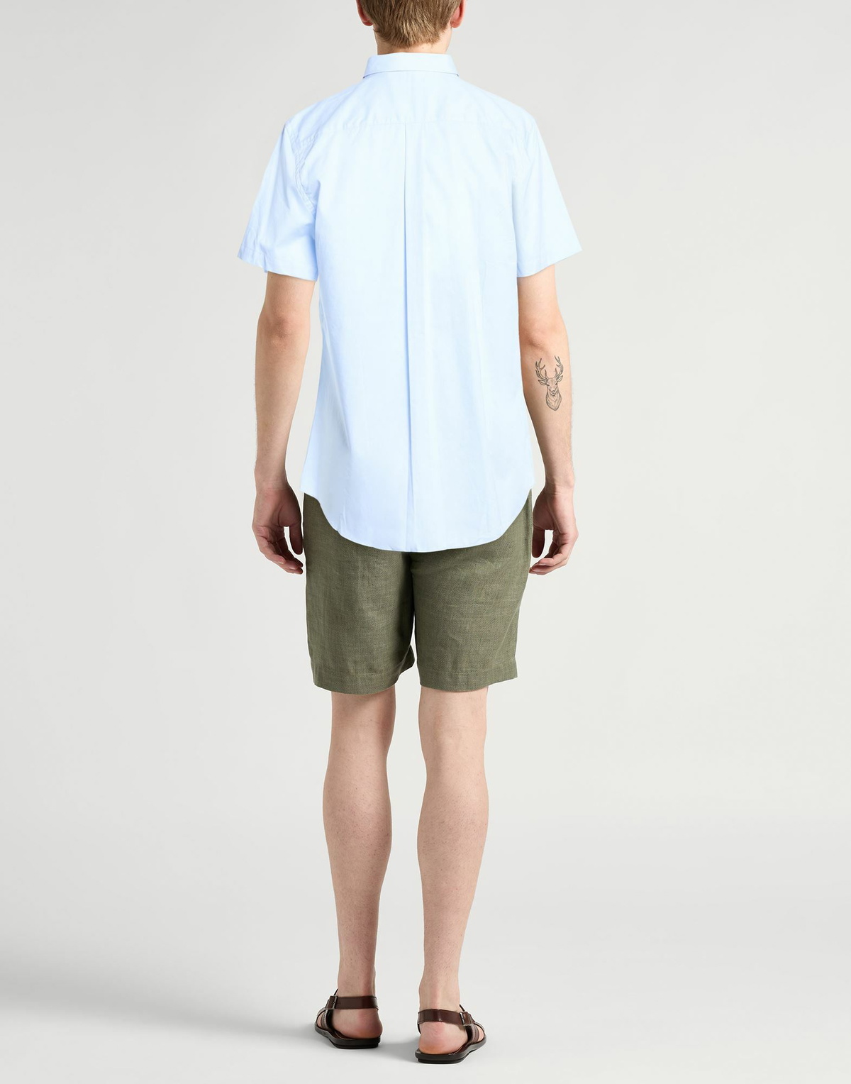 Barbour Mens Shirt in Sky blue