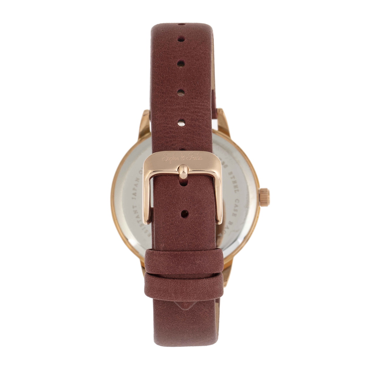 Sophie And Freda Vancouver Quartz Brown Dial Ladies Watch SF4906
