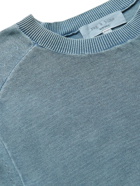 Rag & Bone - Lance Garment-Dyed Cotton Sweater - Blue