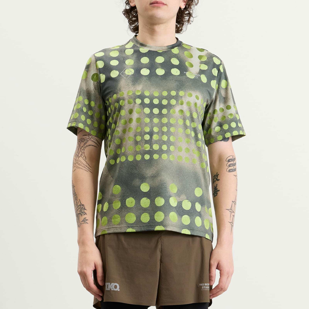 Pas Normal Studios Men's T.K.O. Balance T-Shirt in T.K.O. Moss Green